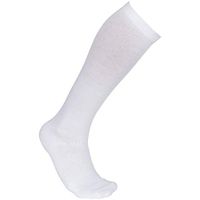 EvoNation Men's USA Made Graduated Compression Socks 20-30 mmHg Firm Pressure Medical Quality Knee High Orthopedic Support Stockings Hose - Best Comfort Fit, Circulation, Travel (Large, White)
