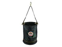 Ergodyne Arsenal 5650 Synthetic Leather Bottom Bucket-D-Ring, 12.5-Inchx17-Inch, Black