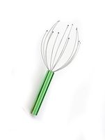 Colorful Vibrating Head Massager - Green