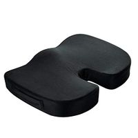 ZUEN Memory Foam Seat Cushion, Memory Foam Seat Cushion Reduce Coccyx Sciatica and Tailbone Pain for Support in Office Desk Chair Car Wheelchair Airplane,A
