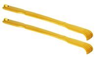 Set of 2 Bamboo Back Scratchers! 3 Assorted Colors - 20" - Hand Held Massager and Back Scratcher Tool!