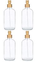 Apothecary Glass Fine Mist Bottle with Gold Aluminum Sprayer (4)