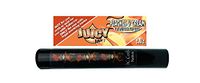 Herb Airtight Tube Pocket Protector with Juicy Jay's Peaches & Cream 1.25 Flavored Hemp Rolling Papers 1 Count DC Crafts Nation- Tiki Man