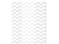Christmas Print Cello Bags - Chevron White 6x3-1/4x13-1/2" Cello Bags 1.2 mil (2 Packs; 100 Bags Per Pack) - WRAPS-C7BCHW