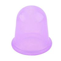 giveyoulucky Cupping Therapy 1 Pc Silicone Vacuum Massager Anti Cellulite Body Cupping Massage Therapy Cup Durable Harmless Non-Toxic Easy to Use Purple
