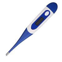 Digital Body Thermometer with 100pcs Oral Thermometer Covers- Clinical Basic Thermometer with Accurate and Fast Readings - Underarm, Oral, Rectal Thermometer for Newborns, Babies, Kids