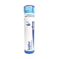 Boiron Sulphur 6C, 80 Pellets, Homeopathic Medicine for Skin Rash