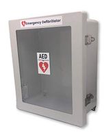 Defibrillator AED Cabinet Enclosure Box with Window - Weather Resistant Waterproof/Larger Enclosure FITS All Models (Inside Dimensions of 14'' Tall x 12'' Wide x 6'' Depth)