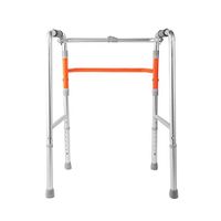 ZAIHW Compact Folding Walker, Four-Legged Walking Stick Adjustable Height for Seniors