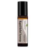 Plant Therapy Essential Oils Rapid Relief Synergy - Pain and Soreness Blend 100% Pure, Pre-Diluted Roll-On, Natural Aromatherapy, Therapeutic Grade 10 mL (1/3 oz)