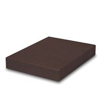 Black Pinstripe Kraft Gift Box 11-1/2" X 8 1/2" X 1 1/2" | Quantity: 100