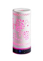 Essential Oil Diffuser Humidifier Large 150 ml Aromatherapy Multi Color LED Splash Ultrasonic Aroma Difusers Electric New Room Fragrance Desk Office Baby Kids Color Infuser air Defusers White Ceramic