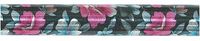 Adjustable Off-Set Cane with Strap Purple Flowers Off-Set Cane with Strap
