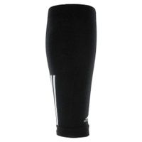 adidas Unisex Compression Calf Sleeve, Black/White, S/M