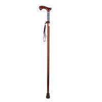 Crutch One-Legged Walking Aid Cane Solid Wood Non-Slip Old 2 Color MUMUJIN (Color : Chocolate)