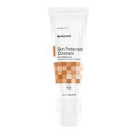 Case of 12 McKesson White Petrolatum Skin Protectant Ointment 4 oz. Tube