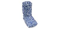 My Recovers Walking Boot Cover for Fracture Boot, Fashion Cover in Navy Blue Paisley, Short Boot, Made in USA, Orthopedic Products Accessories (XS)
