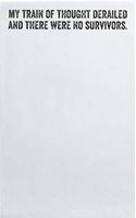 SNARK CITY My Train of Thought Derailed and There were No Survivors Notepad