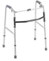 Medline MDS86617 Youth One-Button Folding Walkers, Junior, 28"-32" (Pack of 2)