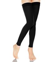 DCCDU Thigh High Compression Stockings, Firm Support 20-30 mmHg Gradient Compression with Silicone Band for Women & Men - Medical Support Hose Treatment Varicose Veins Swelling