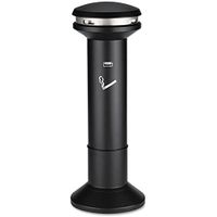 Rubbermaid 9W34BLA Infinity Ultra-High Capacity Smoking Receptacle 6.7 gal 41 1/2-Inch High Black