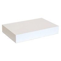 KC Store Fixtures 07104 Garment Box, 17" x 11" x 2.5", White (Pack of 50)