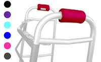 Crutcheze Atomic Red Walker Padded Hand Grip Covers Made in USA Moisture Wicking, Antibacterial, Comfort, Fashion, Washable Orthopedic Products Accessories