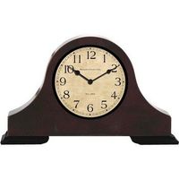 Wood Desk Clock Surveillance Hidden Spy Camera Battery Powered w/DVR & 30-Day Standby Battery - HD Video Quality Hidden Recording - No Wires - Up to 32 GB Built-in Storage - Self-Powered Spy Camera