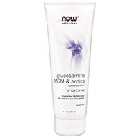 NOW Solutions, Glucosamine, MSM and Arnica Liposome Lotion, For Joint Areas, Liposome Technology for Enhanced Absorbtion, 8-Ounce