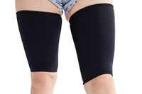 Stworld Hot Womens Mens Ultra-Thin Elastic Breathable Thigh Slimming Compression Leg Shaper for Weight Loss Neoprene Body Control Slimmer