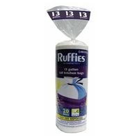 Berry Plastics 929602 13 Gallon44; 20 Count Kitchen Trash Bag With Twist Tie44; Pack of 12