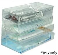 UNICO 48512 4-Drawer Organizer, 8.5" Height, 12" Width, 5.25" Length