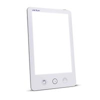 Verilux HappyLight VT43 Luxe 10,000 Lux LED Bright White Light Therapy Lamp with Adjustable Brightness, Color, and Countdown Timer, 53 sq. in. Lens Size