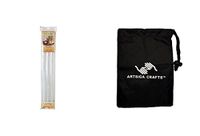 Darice DIY Crafts Supplies Gift Wrapping Wrap Shrink Cellophane Rolls Clear 60 inches x 27 feet (12 Pack) 5304 15 Bundle with 1 Artsiga Crafts Small Bag