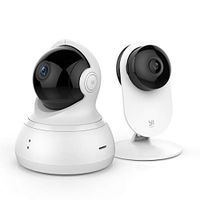 YI 1080P Indoor Security Camera Bundle Set, 2.4G WiFi Home Surveillance System with 24/7 Emergency Response, App/Cloud Service Available for Advanced Features-1080p Dome Camera and 1080p Home Camera