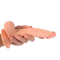 Asdfgh 9.05 inch Realistic Dilló Waterproof Massager Tool for Women - Dilló Easy to Clean (Color : Skin)