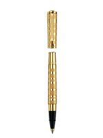 Versace - Olympia Striped - Fine Writing Instrument Roller Pen - IP Yellow Gold - VR9030015