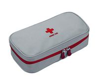 Outdoor Travel Home First Aid Kit Portable Medicine Storage Bag, Gray