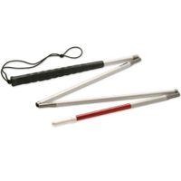 Ambutech Alum. 4-Section Folding Cane-Pencil-54-in
