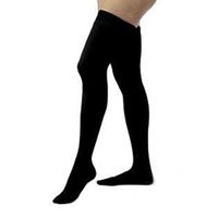 Jobst Relief 30-40 Thigh High Closed Toe Stockings with Silicone Band, Black, Small