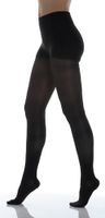 BriteLeafs Sheer Compression Pantyhose 20-30 mmHg, Firm Support, Closed Toe (Medium, Black)