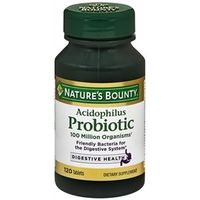 Nature's Bounty Probiotic Acidophilus 360 Tablets (3 X 120 Count Bottles)