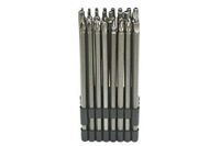Security Bit | 32pc Set Tamper Proof Hex Torx Star Pozi Tri Wing Extra Long 6"