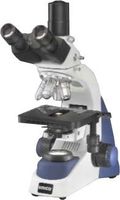 UNICO G383-LED Microscope, Trinocular, 10X Wide Field Eyepiece, 4X, 10X, 40X, 100X, Achromat, NA 1.25 Condenser, Iris Diaphragm, Mechanical Stage, LED Illumination, 3W LED Bulb, Coaxial Focusing