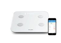 iHealth Core Wireless Body Fat Scale Smart BMI Scale Digital Bathroom Wi-Fi Weight Scale, Body Composition Analyzer with Fitness app 400 lbs, Large Tempered Glass Surface, lbs/kg/st Units
