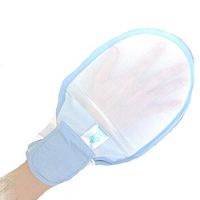 XIHAA Finger Control Mitts, Hand Infection Protectors Padded Mitts,Safety Universal Prevent Finger Harm Fixed Gloves for Medical Restraints Patient,1pcs