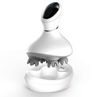 ACCDUER Head Scalp Electric Head Massager, IPX7 Rechargeable Hand Massager, Waterproof with 4 Head Knots 84 to Stimulate Hair Growth, deep Cleansing and Stress Relief