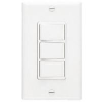 Broan-NuTone 66W NuTone Ventilation, Independent Switches for Heaters and Fans, 15 Amp, 120V, White Three-Function Wall Control, 20