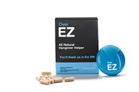 Over EZ Hangover Pill, 100x Strength Liver Detox, Hangover Cure & Prevention, 1 Pill Prevents 1 Hangover - Boosts Immunity While You Drink, Milk Thistle, L-Cysteine, Vitamin Bs and DHM (12 Servings)