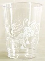 Wedding Bells 10 oz Plastic Tumblers 125 Pack